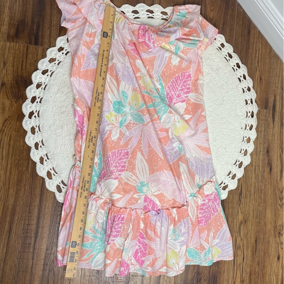 Kole Kole Vintage Made in USA Hawaiian off the shoulder Mumu floral Dress Medium - Picture 14 of 16